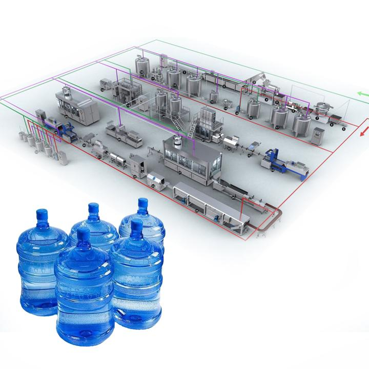 Dây chuyền sản xuất nước tinh khiết hiện đại cho nguồn nước an toàn, đảm bảo vệ sinh